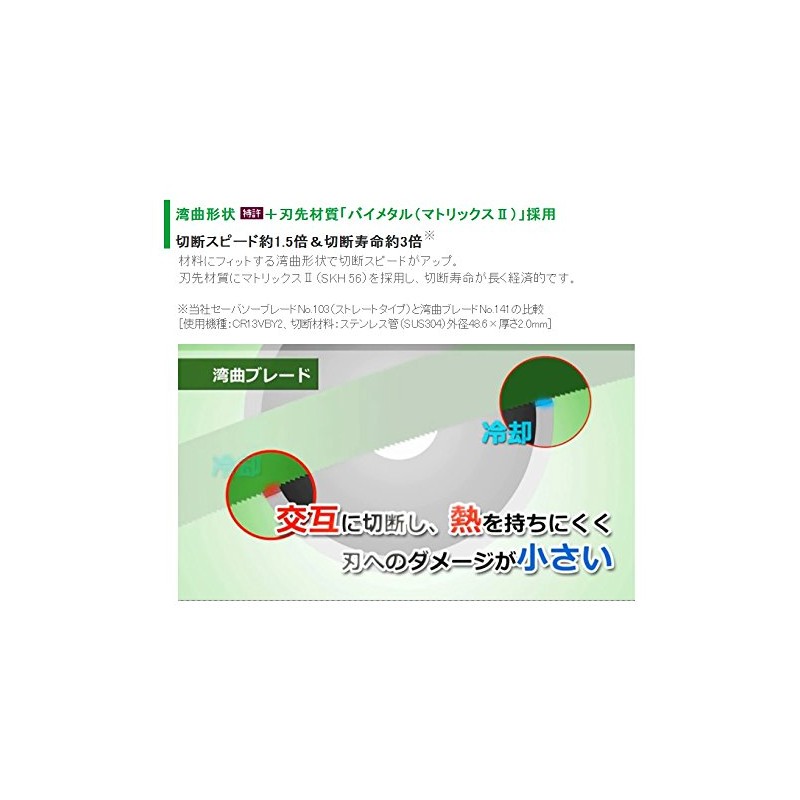 HiKOKI 0033-7345 Curved Saver Saw Blade, Reciprocating Saw Blade, No.