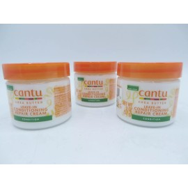 CANTU SHEA BUTTER LEAVE IN REPAIR CREAM 2 OZ 3 PCS