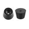 sourcing map Rubber Feet Buffers Pads D36x28xH25mm Black 12pcs