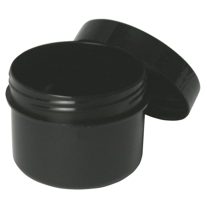 15 ointment containers, cream containers, ointment pot, flat, 35 ml,