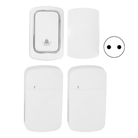 Wireless Doorbell Set Battery Free Self Powered Door Bell 2 Receivers Waterproof Wireless Doorbell AC