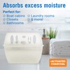 Refillable Moisture Absorber Bucket with Refill Pack, Unscented and Fragrance-Free,