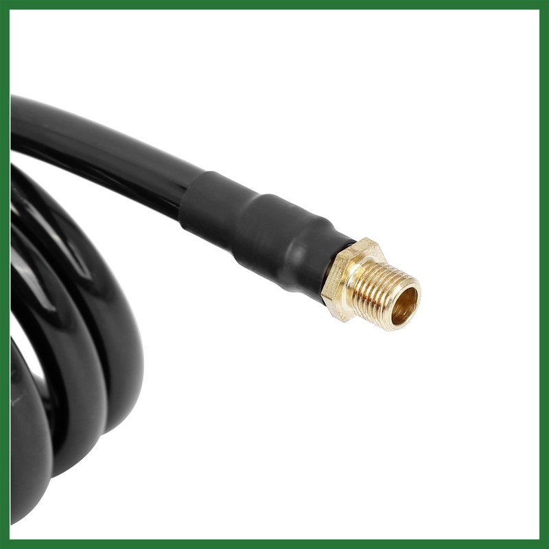 Motoforti Flexible Tyre Inflator Hose with Lock on Chuck 0.31"