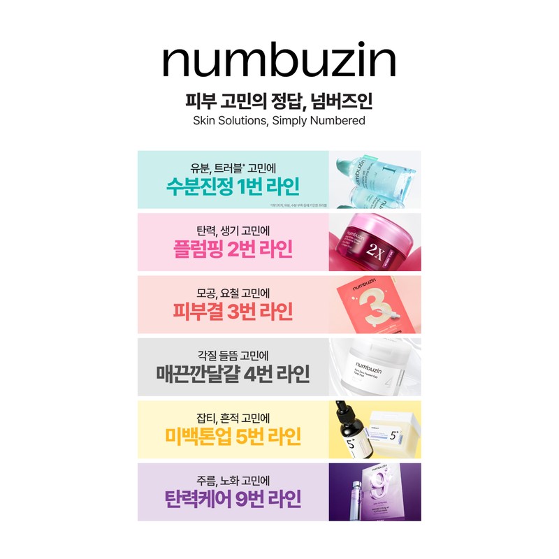 Numbers In No. 5 Glutathione C Trace Film Pad 70Pads