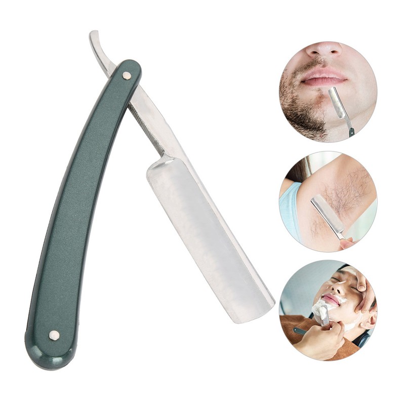 Professional Folding Hair Cut Barber Razor Stainless Steel Beard Shaver