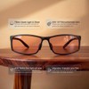 BRADDELL FL-41 Rose Tinted Blue Light Glasses for Migraine Light