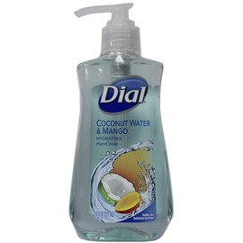 Dial Liquid Hand Soap, Coconut Water & Mango, 7.5 Fluid Ounces - 017000121581 017000121598