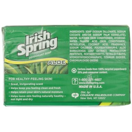 Irish Spring Deodorant Bath Bar Aloe,3.75 Ounce, 3 Count