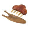 Sandalwood Massage Comb Wide Tooth Scalp Scraping Comb with Nose