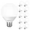 DEGNJU LED Vanity Light Bulbs, 60W Equivalent, Bathroom Light Bulbs