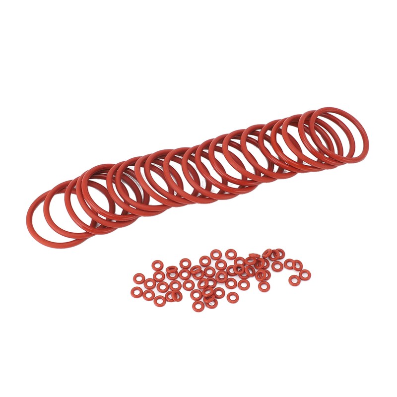 120pcs Coffee Machine O Ring High Temperature Resistance Waterproof Silicone