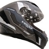 Vega Holeshot Full face Helmet (Large, Air Droid Black)