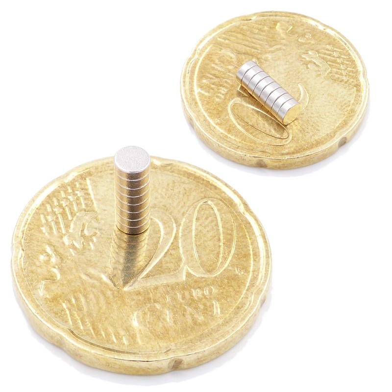 Brudazon 20 Mini Disc Magnets 3 x 1 mm N52