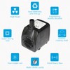 Mini Submersible Water Pump Flow Adjustable Electric Max 1000L/H Flow