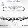 3 Pack 6 Inch Chainsaw Chain Replacement Chain Mini Replacement