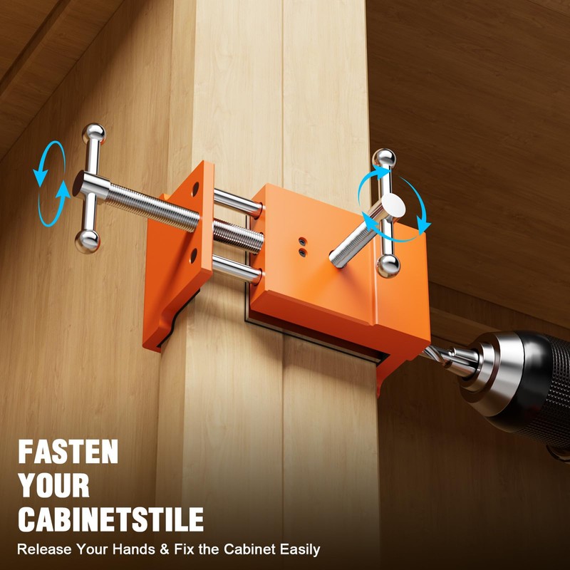 4-Pack Cabinet Clamps for Installing Cabinets, Face Frame Clamps Cabinet