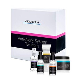 Hyaluronic Acid Face Serum, Vitamin C Face Serum, Cleanser, Toner & Face Cream, Anti Aging Skin Care Set, Face Skin Care Kit for Women & Men 5-Piece Skin Care Products Gift Set by YEOUTH