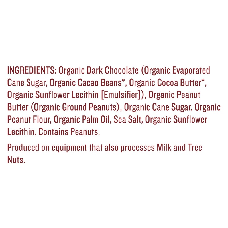 JUSTIN'S Organic Dark Chocolate Peanut Butter Cups, 12 Pack (2