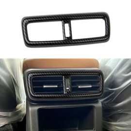 Fewshaw Carbon Fiber Style Armrest Box Rear Vent AIr Outlet Cover Trim Accessories for 2024-2025 Honda Prologue