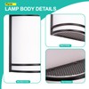 Flynix Indoor Wall Sconce, Half Cylinder Wall Light Fixture, 3000K