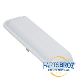 W10861225 Door Handle by PartsBroz - Compatible with Whirlpool & Kenmore Dryers - Replaces AP5999398, PS11731583, W10714516, and W10714516