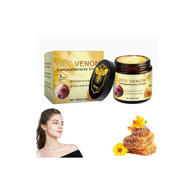 Bienengift Creme, Bienengiftsalbe Bienengiftsalbe Gegen Falten (Gelb, one size)