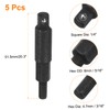 sourcing map 5pcs 1/4" Service Wrench Hex Key Adapter 3/16"