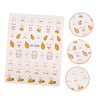 Housoutil 10 Sheets Easter Nail Stickers Water Transferr Nail Stickers
