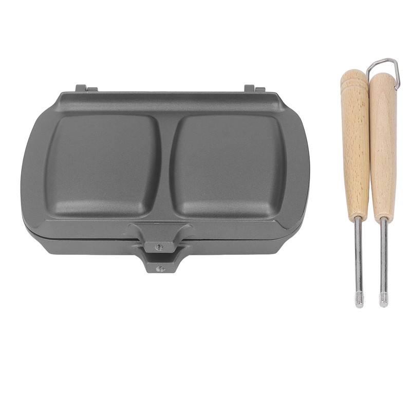 Double Sided Frying Pan Fast Heat Conduction Evenly Heated Detachable
