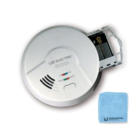 Universal Security Instruments Natural Gas and Carbon Monoxide Detector with Battery Backup (MCN108), with Wholesalehome Cloth