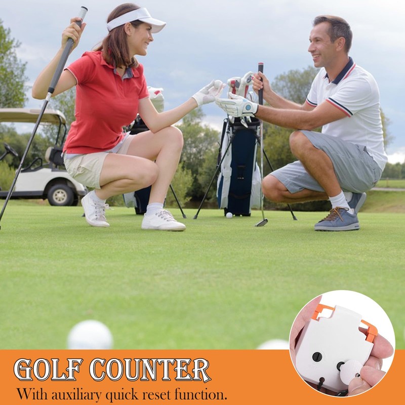 2 Pack Mini Golf Score Shot Stroke Counter Clicker with