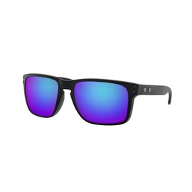 Oakley Men's OO9417 Holbrook XL Square Sunglasses, Matte Black/Prizm Sapphire Iridium Polarized, 59 mm