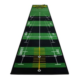 Symbiontia Golf Putting Green Mat 10 ft X 20 in Training Aid Mat, Multi Distance Mark Practice Putting mats,Anti-Slip Backing Golf Putting mat for Indoor/Outdoor Hitting Mat for Golf Enthusiast