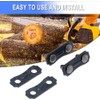 QOOWFEANIG 30pcs 3/8 (0.375") Chainsaw Chain Repair Kits Joining Links