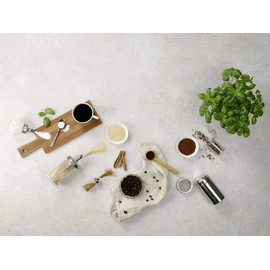 FACKELMANN Coffee Dosing Spoon, Bamboo, Brown (42253)