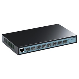SODOLA 8 Port 10G SFP+ 8 x 10Gbps Managed Switch L3 Link Aggregation VLAN QoS ACL IGMP No Fan Silent Bandwidth 160Gbps Wall Mount