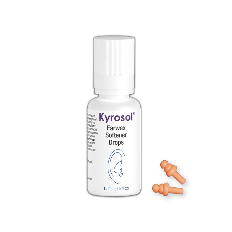 Squip Kyrosol All Natural Ear Wax Removal Drops Refill, 20.0