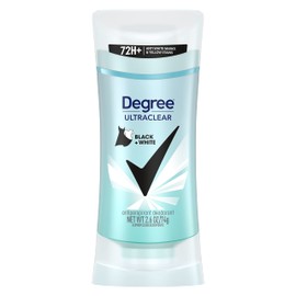 Degree UltraClear Antiperspirant Deodorant Black+White Anti White Marks and Yellow Stains Deodorant for Women 2.6 oz