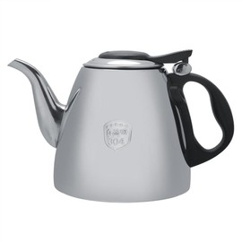 1.2L / 1.5L Herd-Teekanne-Edelstahl-Tee-Kaffee-Topf-Kessel mit hitzebeständigem Griff(1.2L)