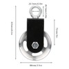 Fitness Equipment Bracket Stainless Steel Pulley Mute Hanging Wheel DIY