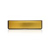 Xfort MailPlate Luxe 12" Letterplate Satin Brass, Premium Draught Proof