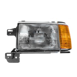 Left Headlight Assembly Drivers Side Compatible with 1987-1991 Ford Bronco F-150 F-250 F-350 FO2502105