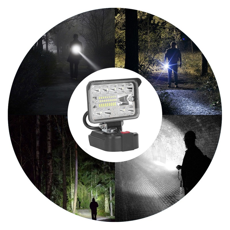 3in LED Work Light with Stand Cordless Lamp for Outdoor