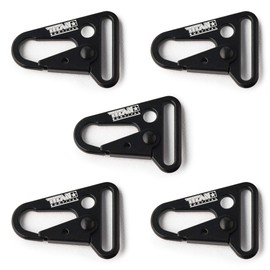 TITAN Survival Stainless Steel HK-Style Snap Hook Clips, 5-Pack