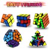 Coolzon Speed Cube Set 5 Pack Magic Puzzle Cubes Pyraminx