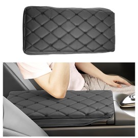 SXCY for 2023 2024 2025 Toyota Crown Armrest Cover Pad for Toyota Crown Accessories 2023-2025 Crown Signia Center Console Cover Cushion 2025 Crown Middle Console Cover (Add-Pad w/Argyle&Black Dots)