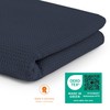 sleepling Cuddly Waffle Look Sofa Blanket, Skin-friendly, Temperature-Regulating, 100% Cotton,
