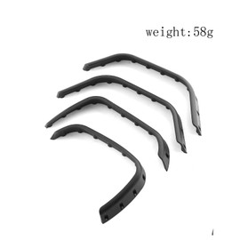 Plastic Body Shell Wheel Eyebrow  Flares Side Guard 8017 Replacement for TRAX4 Defender 1/10 Remote control Crawler Car Upgrade Parts