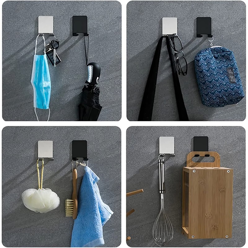 Razor Holder Shaver Hook Hanger Stand(2 Pack)Heavy Duty Self Adhesive