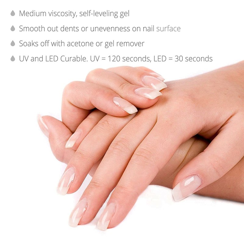 IN.HYPE Capa base de goma curable UV/LED. Remojar (elástico)